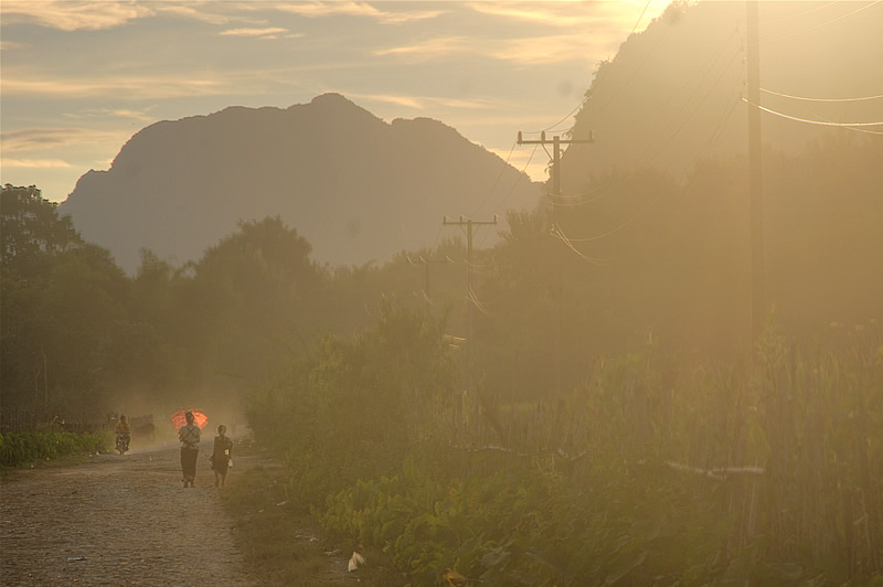 Sunset Vang Vieng